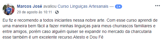 CURSO DE LINGUIÇA ARTESANAL 